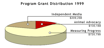 Grants in 1999 Pie Chart